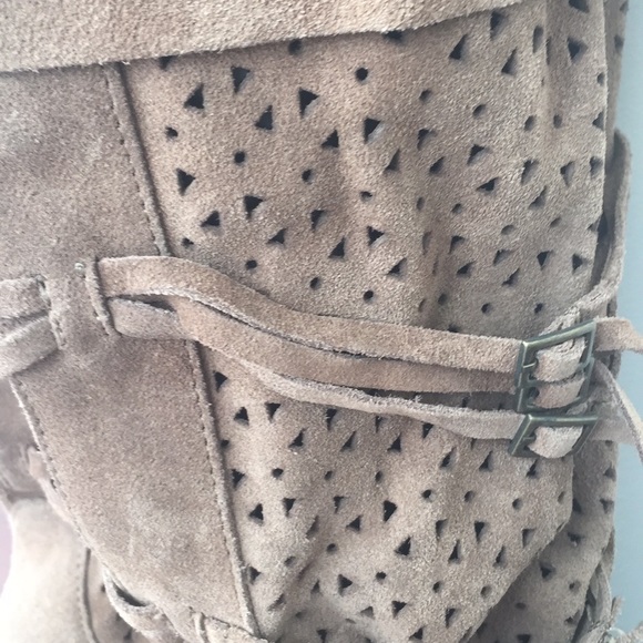 Steve Madden Leather Suede Women’s Boots Size 6.5 - Picture 8 of 11